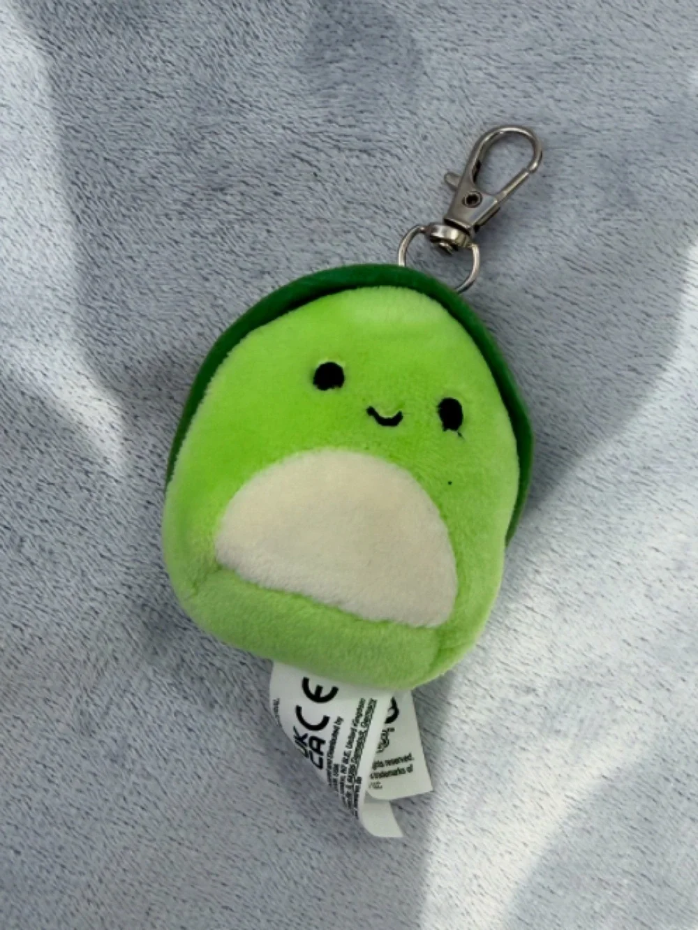 3” Handmade - Squishville Squishmallows - Bag charm Green turtle Plush Keychain